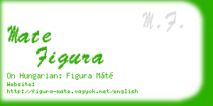 mate figura business card